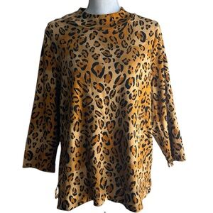 Estate Brown and Black Long Sleeve Top